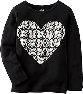 Carter's Baby Girl's Graphic Top - Flower Heart