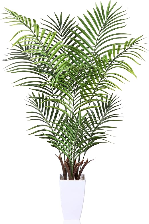 Kazeila Artificial Palm Plant 120cm Large Artificial Plant Indoor Fake