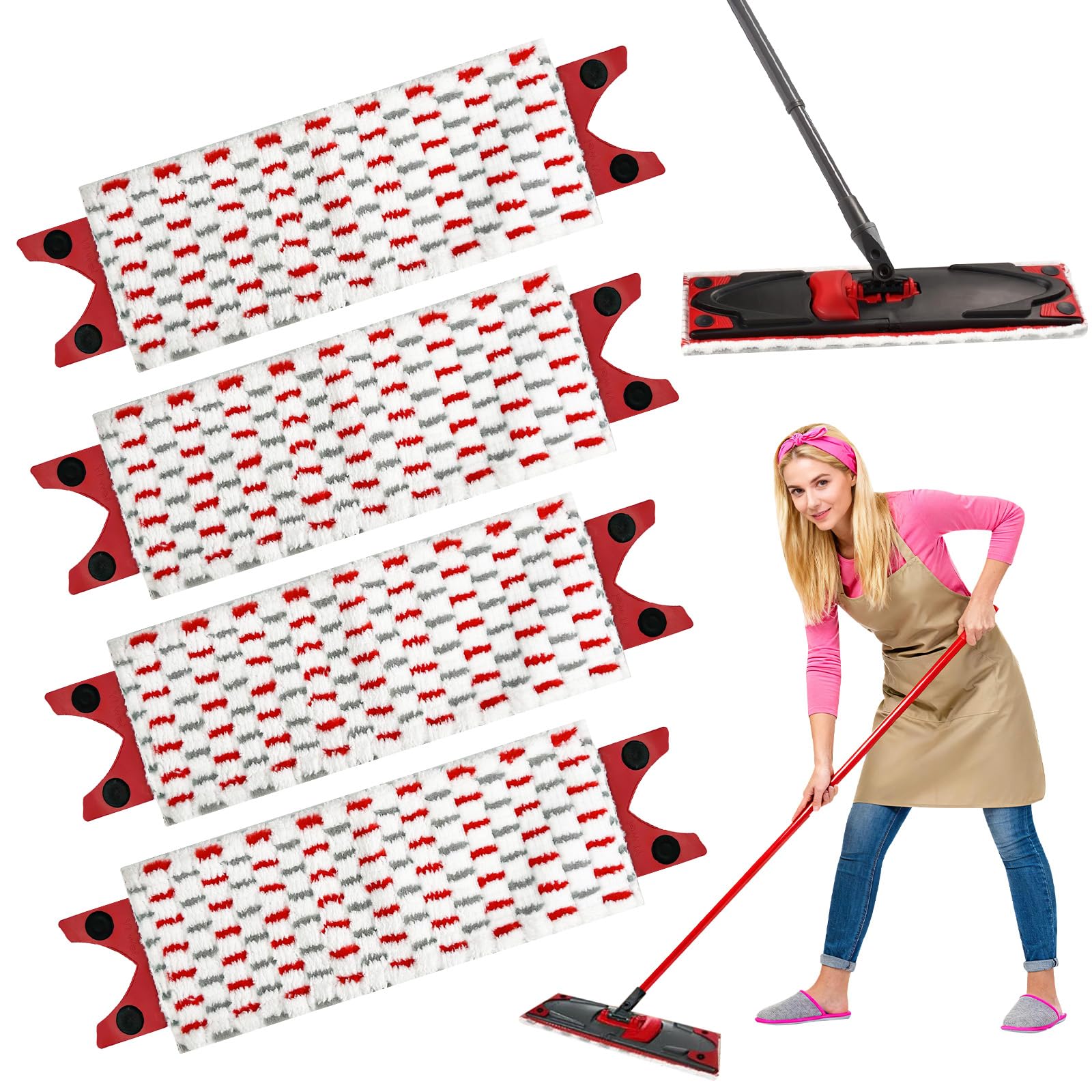 Vileda H2PrO Flat Mop Ersatzbezug Mikrofaser Nachfüllpack 175787 Vileda H2PrO Flat Mop Ersatzbezug Mikrofaser Nachfüllpack 175787