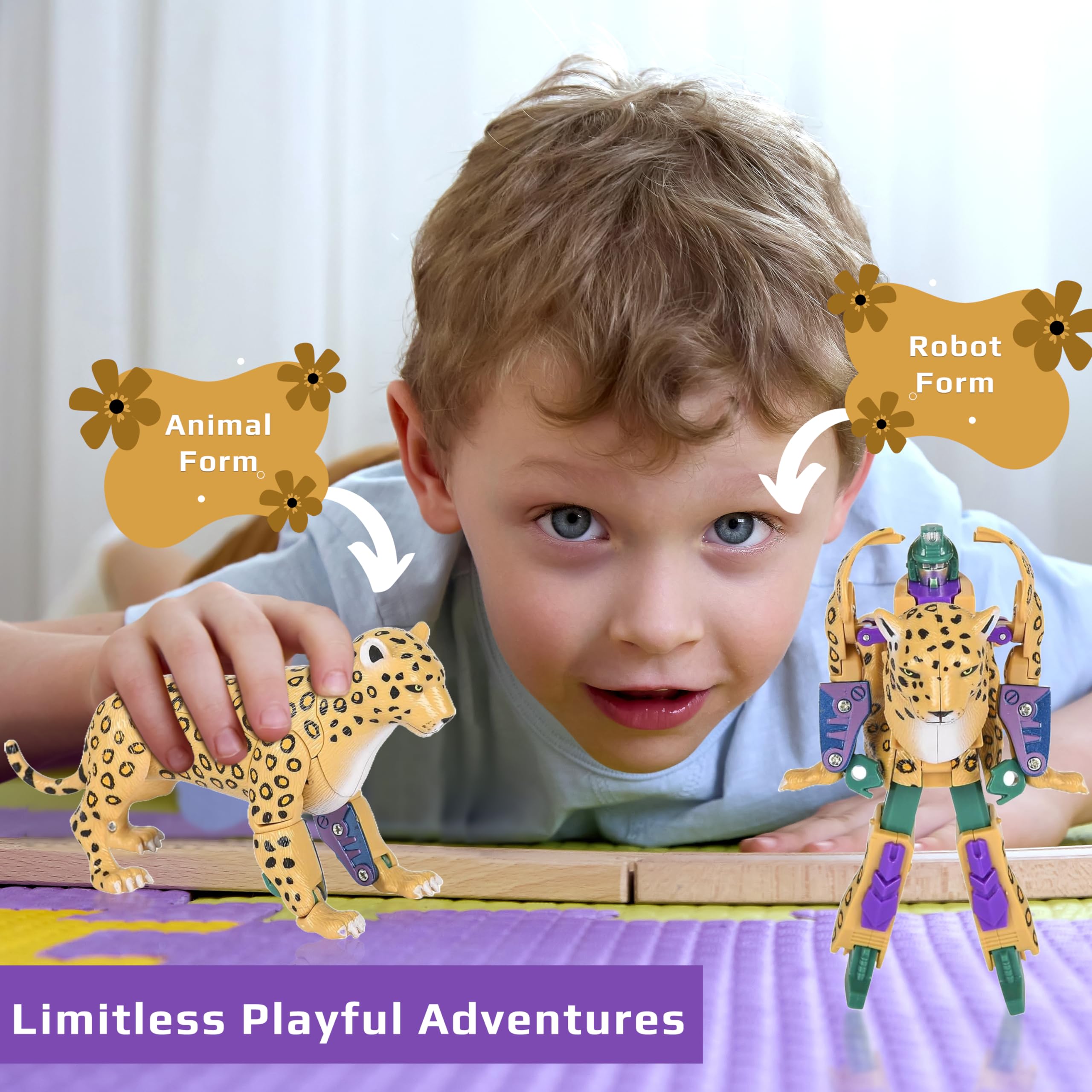 Amazon.co.jp: Forest & Twelfth Leopard Animal Toys – 変身