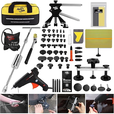 100-Piece Paintless Dent Repair Kit for Car