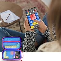 Vista 7 de casmilee Case Compatible with Giiker Super Slide Brain Games, Brain Teaser Puzzles Organizer Storage Bag, Flow Slider Puzzle Game Holder (Blue)