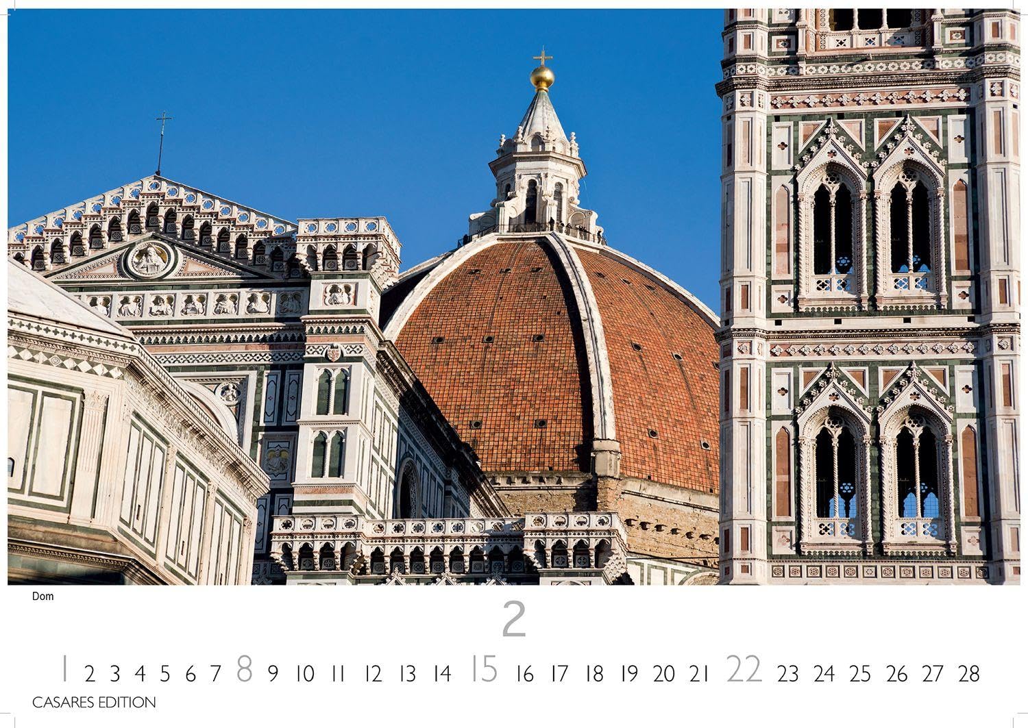 Florenz Kalender 2026 – Wandkalender | Fotokalender Italien 24x35 cm - Toskana Flair für ihr Zuhause