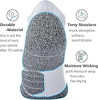 Vista 33 de CWVLC - Calcetines deportivos, hasta el tobillo, de compresión, acolchados, unisex, paquete variado