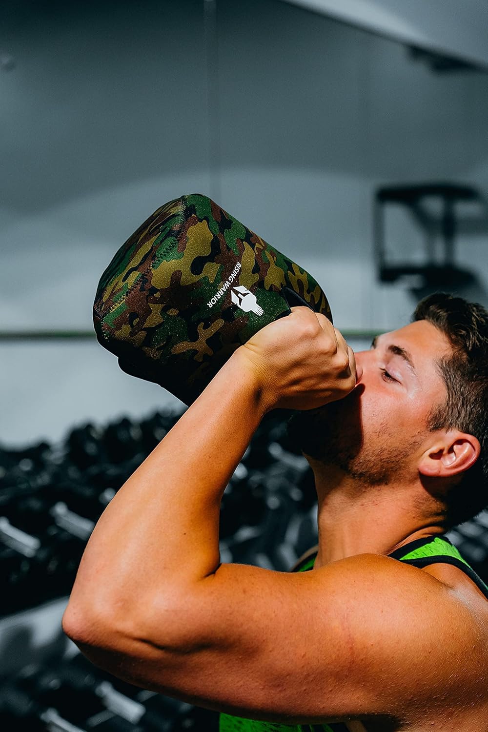 Rising Warrior Gallon Jug Sleeve | Insulated Neoprene Cover with Pockets |1 Gallon Water Jug Gym Gear Sleeve Fits Standard Gallon Jug | Gallon Water Bottle Holder w YKK Zipper : Sports & Outdoors