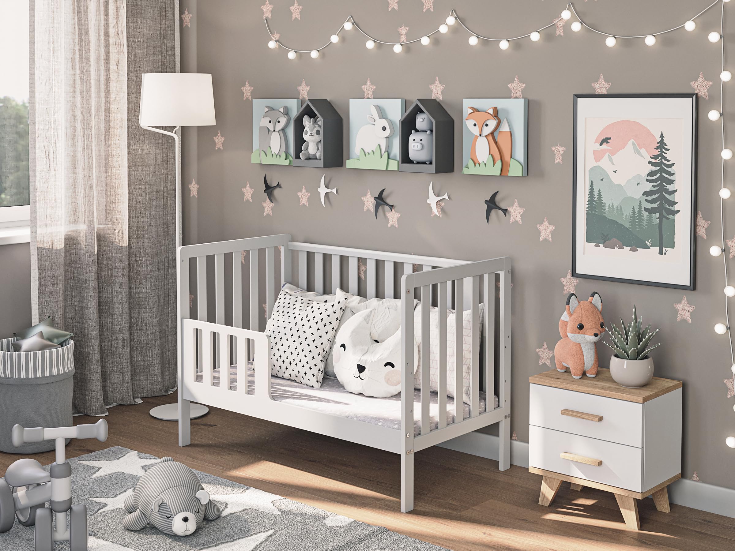 Genérico Cuna Lulu 60x120 cm Convertible en Cama Infantil (sin colchón)