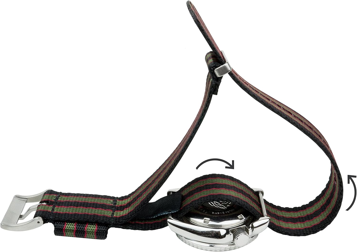 BARTON Elite NATO® Style Watch Strap - 18mm, 20mm, 22mm or 24mm - Seat Belt Nylon Watch Bands