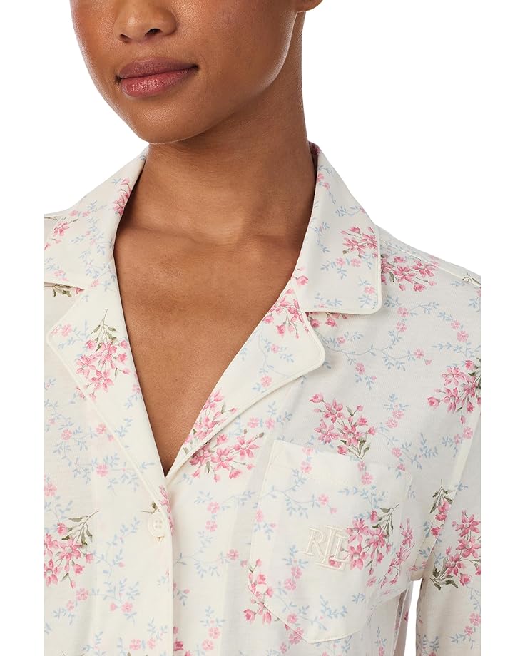 Lauren Ralph Lauren Classic Knit Short Sleeve Pj Set - #3 of 3