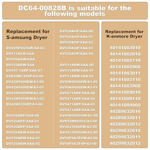 Miniatura 5 de Interruptor de puerta de secadora DC64-00828B actualizado para secadora Samsung K-enmore compatible con DC64-00828A PS4210964 2071594