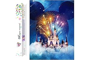 Shimmering Disney Castle Diamond Dotz Masterpiece