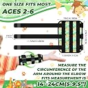 Threlaco 2 Pack Thumb Sucking Stop for Kids Toddlers Nail Biting Treatment Finger Sucking Deterrent Guard Prevention Anti Nose Picking Pediatric Elbow Immobilizer for Boys Girls 2-8 Years (Animal) gallery image