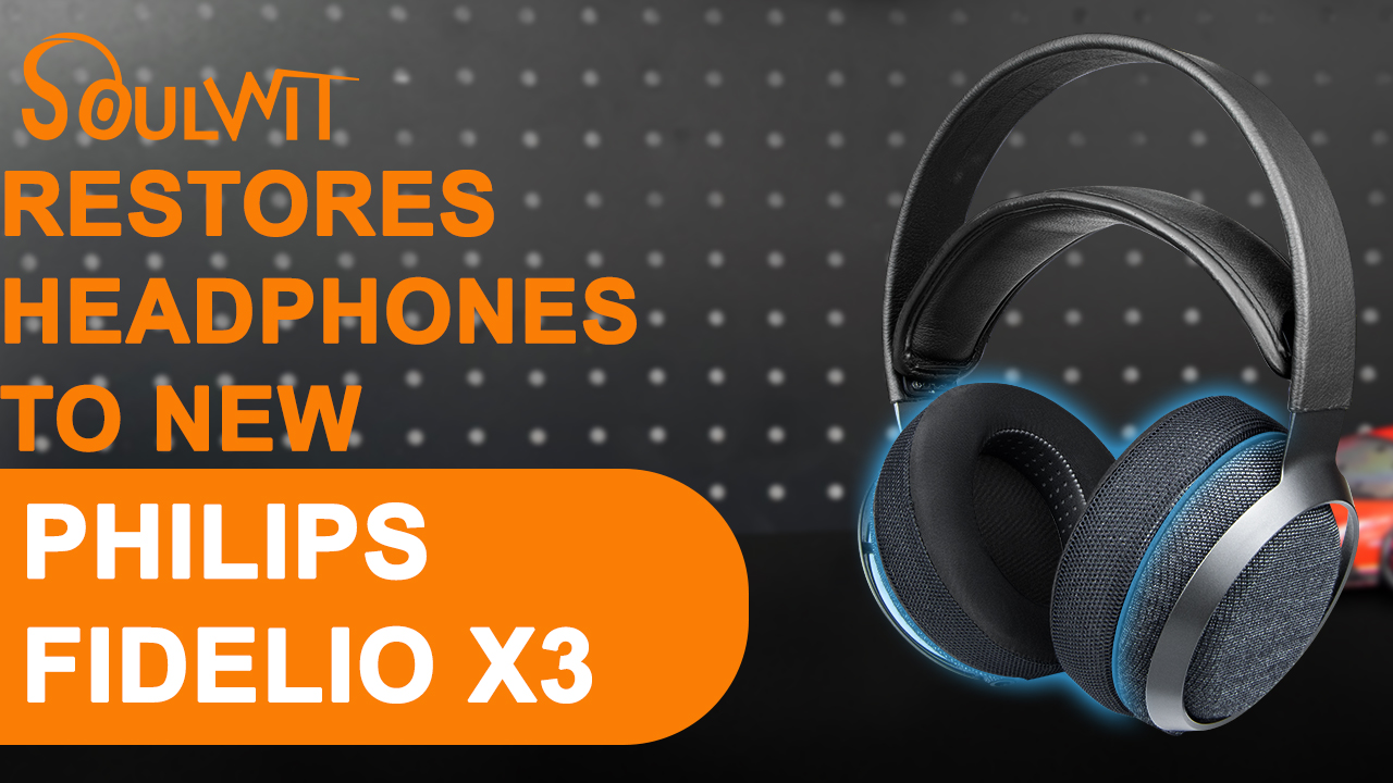 Philips Fidelio イヤホンケース SOULWIT Grid Cooling Gel Earpads Replacement for Philips Fidelio