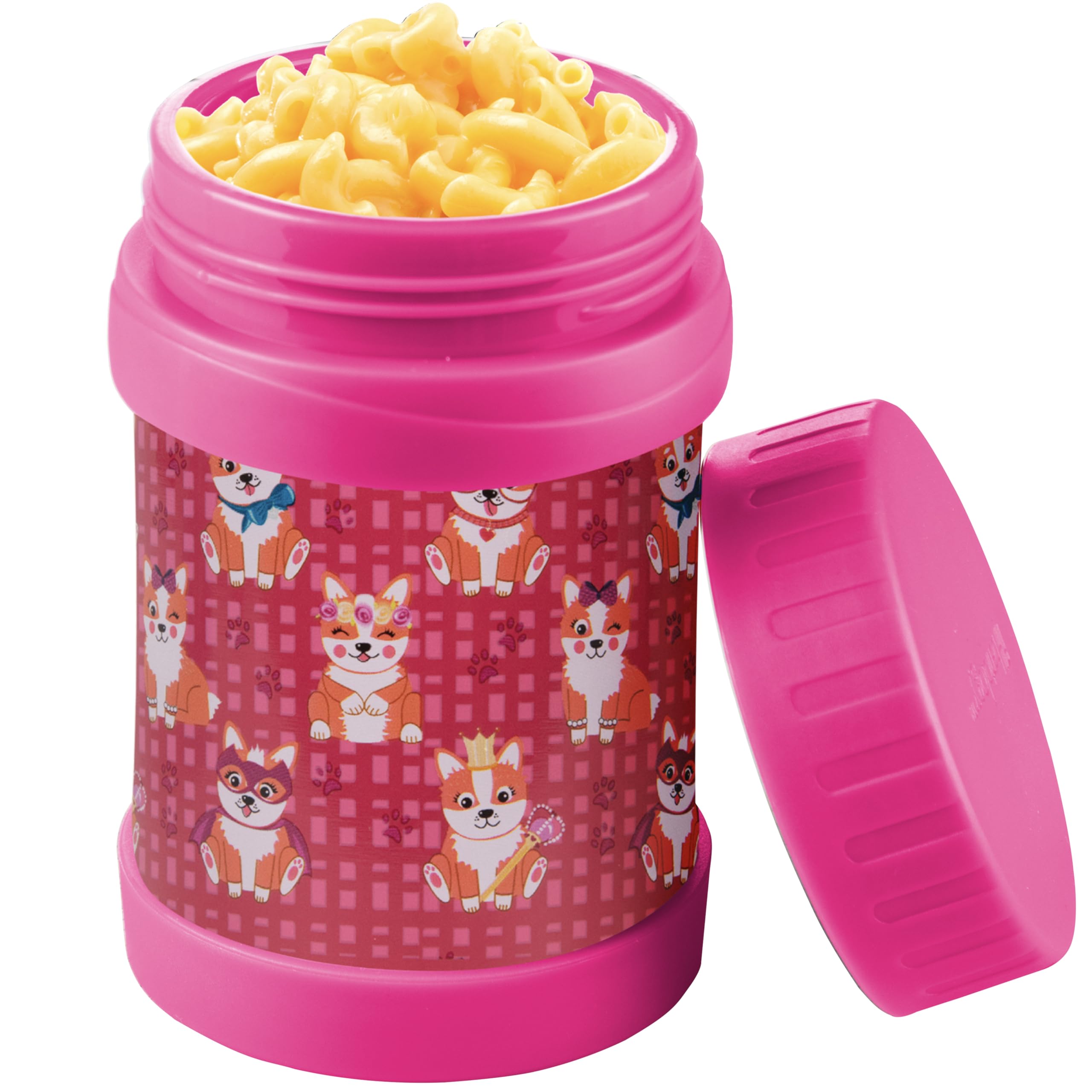 Bentology Stainless Steel Insulated 13oz Lunch Jar for Kids- Large Leak Proof, thermos Storage Keeps for Hot or Cold Food, Soups, Liquids w Wide Mouth