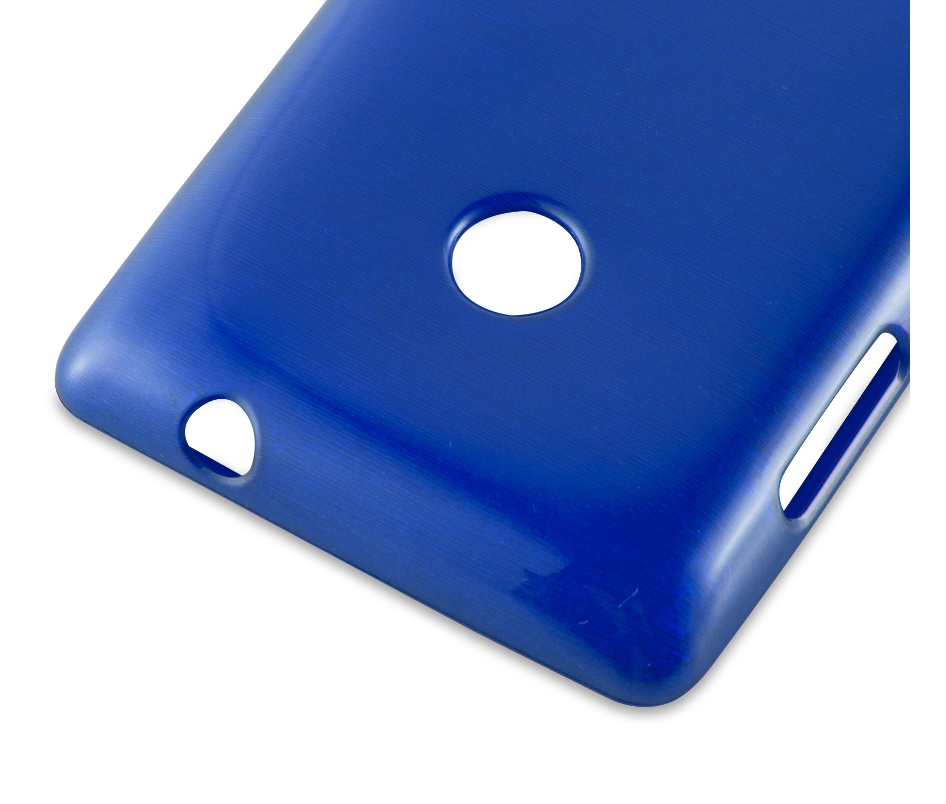 Cadorabo Case For Nokia Lumia 520 / 521 In FROSTY BLUE - Hard Cover Frosted Look