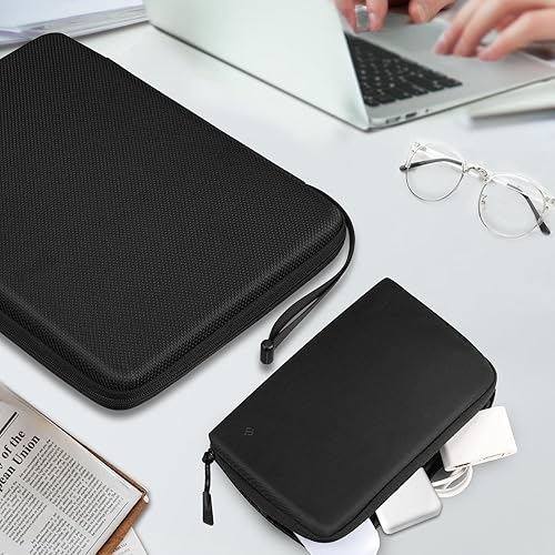 Miniatura 6 de FINPAC Funda rígida para laptop con funda para accesorios compatible con MacBook Air M4 M3 M2 2025 2024, MacBook Pro M4/M3/M2/M1 Pro/Max de 16.2
