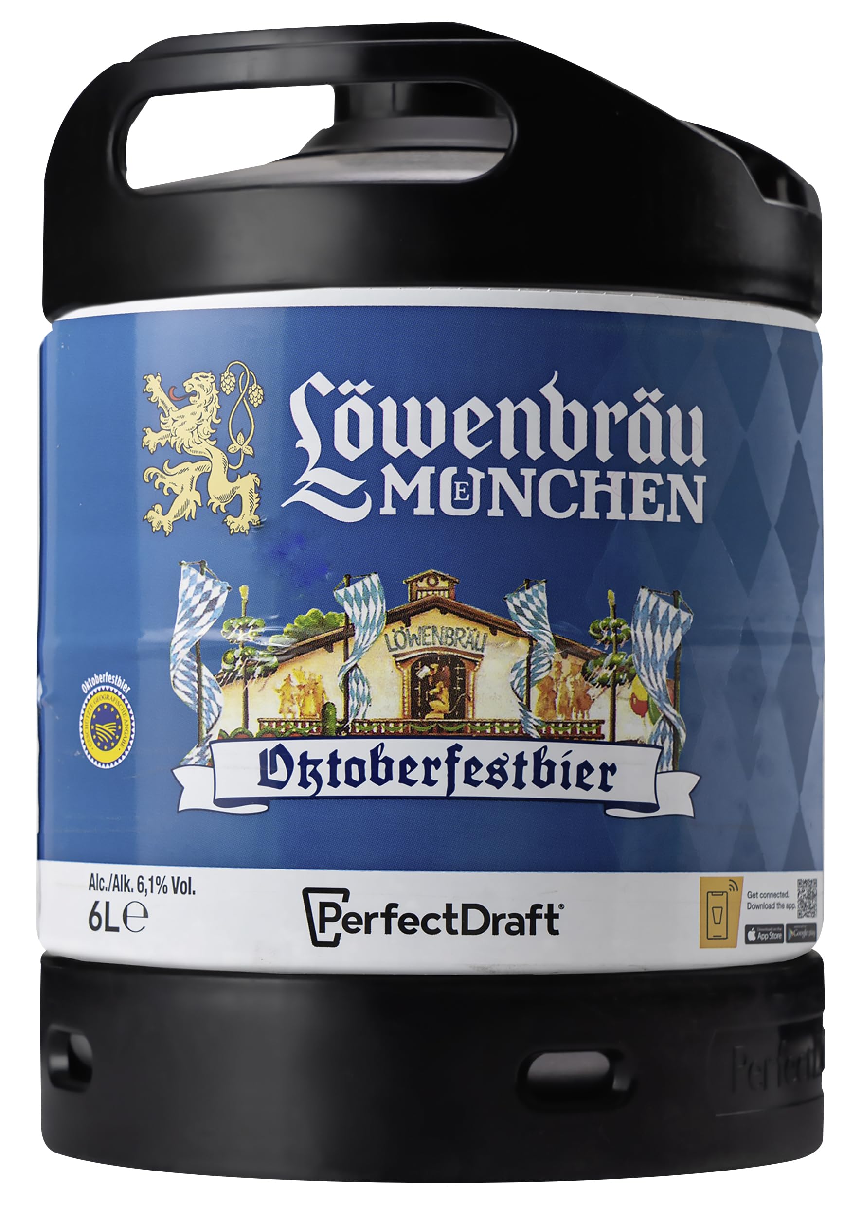 LÖWENBRÄU Oktoberfestbier, Perfect Draft (1 x 6l) MEHRWEG Fassbier