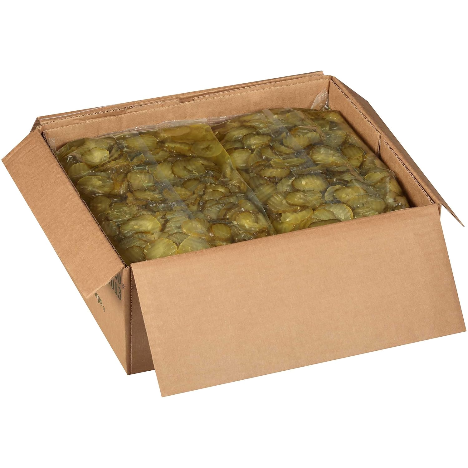 Pickle Hamburger Chip Crinkle Cut 6 Bag 5.75 Pound