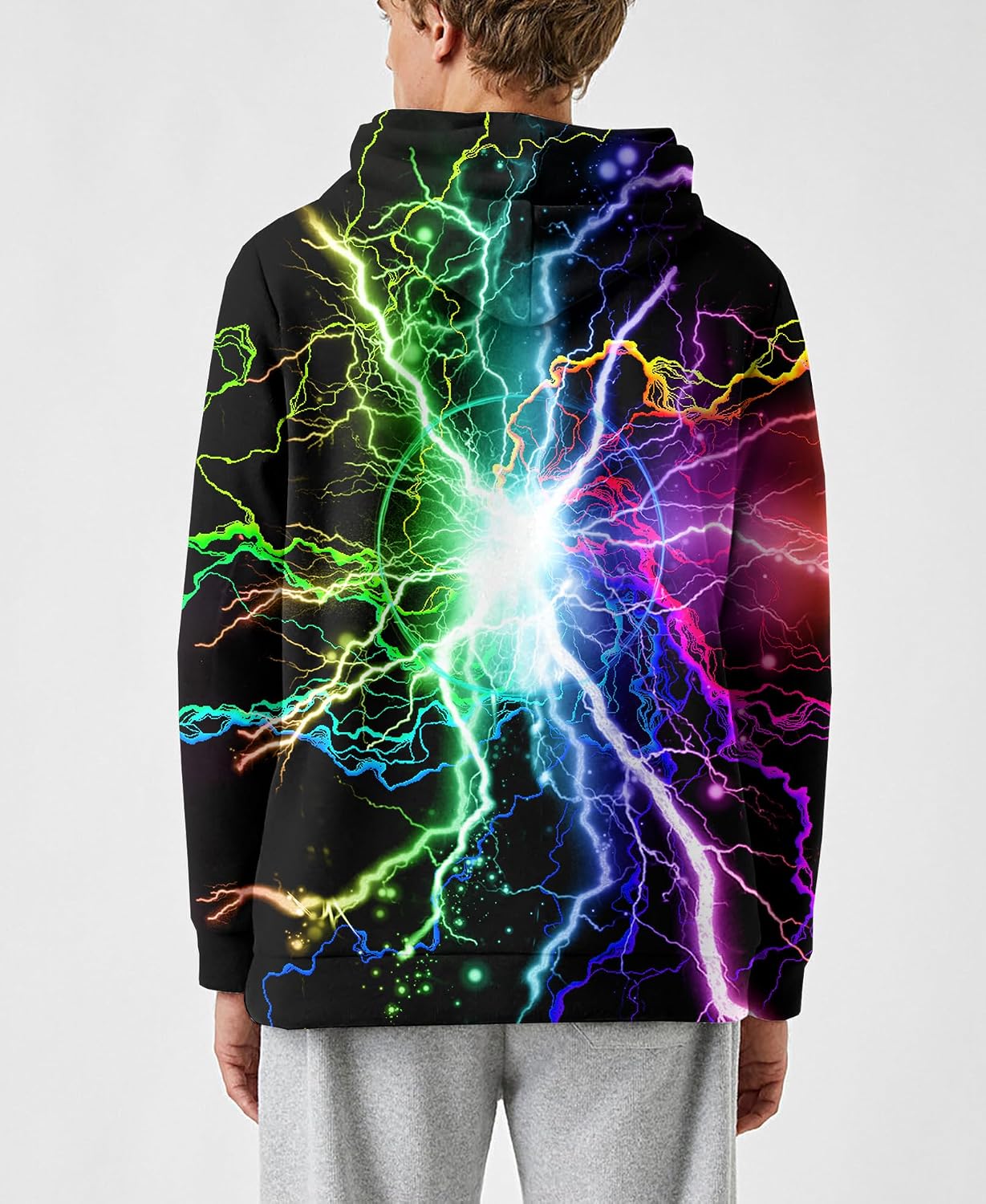 SYAIMN Unisex 3D Printed Hoodies Casual Workout Hoodie Sweater Sweatshirt
