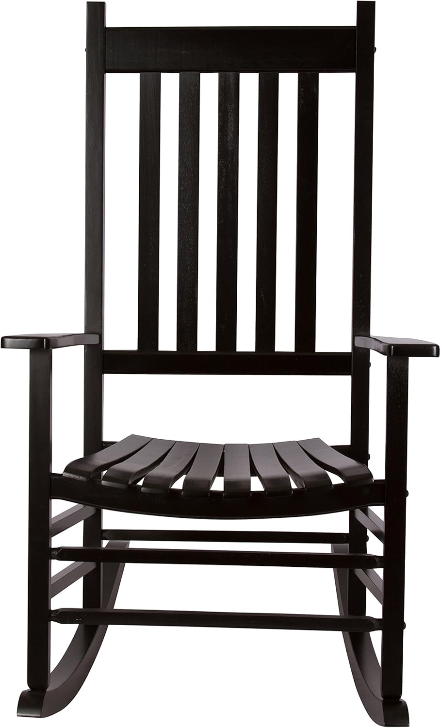 Shine Company 4332BK Vermont Porch Rocker, Black : Patio, Lawn & Garden