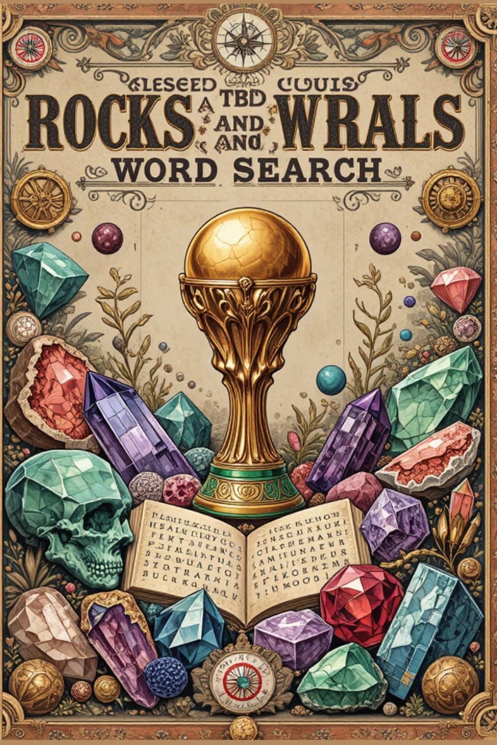 Rocks and Minerals Word Search: 108 Unique Puzzles for Adults | Geology & Gemstone Brain Teasers