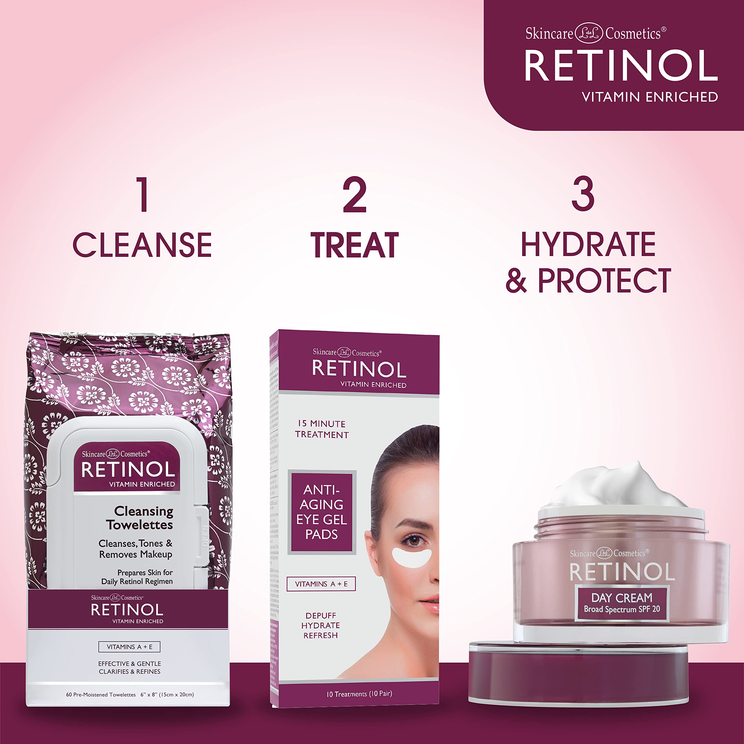 Almohadillas de gel para ojos antienvejecimiento, el tratamiento original  Instant De-Puff - Las almohadillas de gel calmante para ojos con vitamina A reducen la hinchazón y se 7