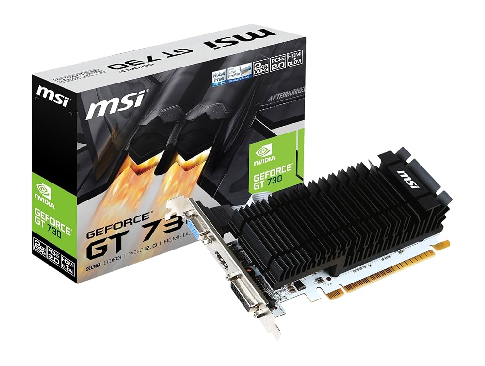 グラフィックボード・グラボ・ビデオカード MSI GeForce GT 730 1GB GDDR5 N730K-1GD5LP/OCV1 | MSI グラフィックボード GeForce GT 730