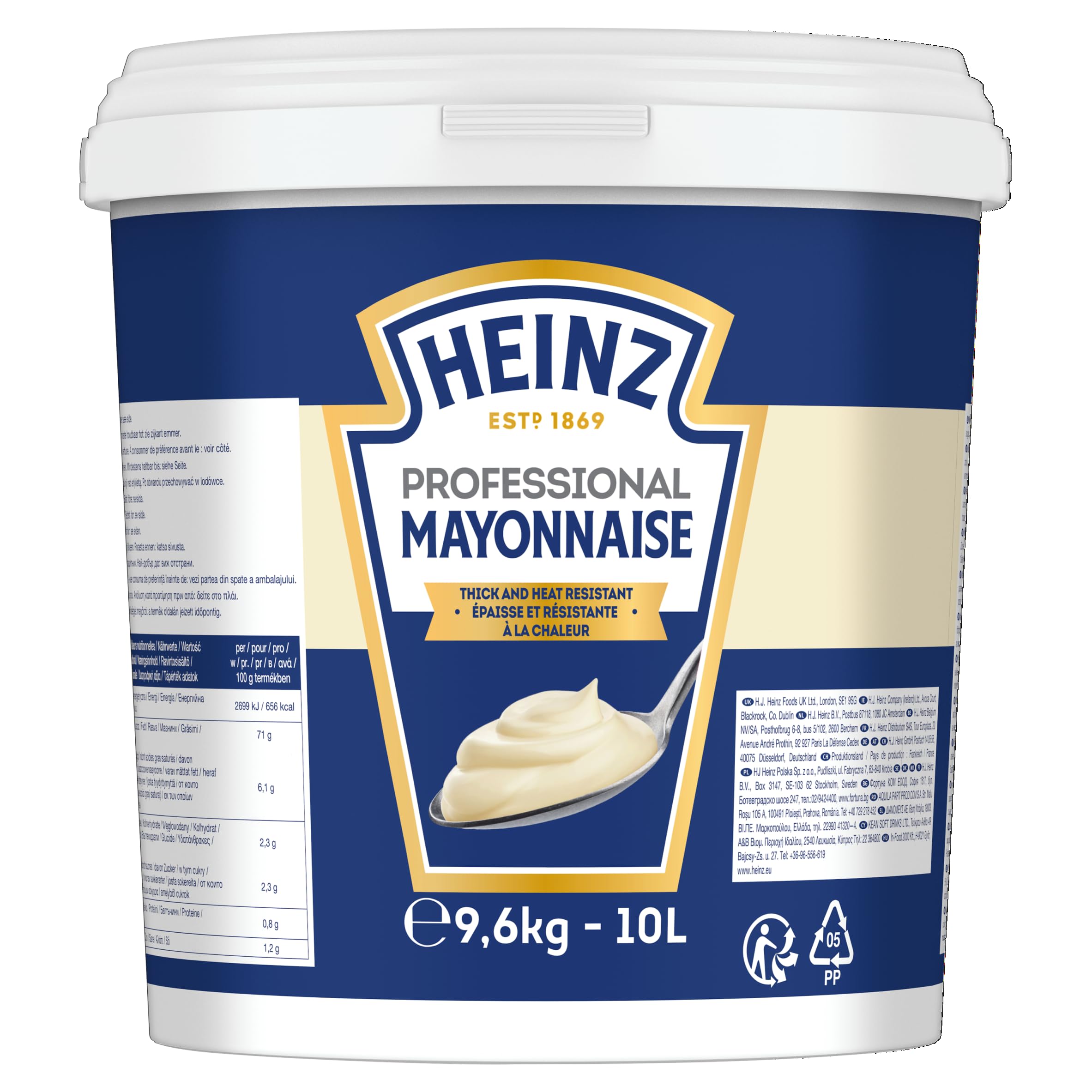 Heinz Professional Mayonnaise 10 Ltr (Pack Of 1)