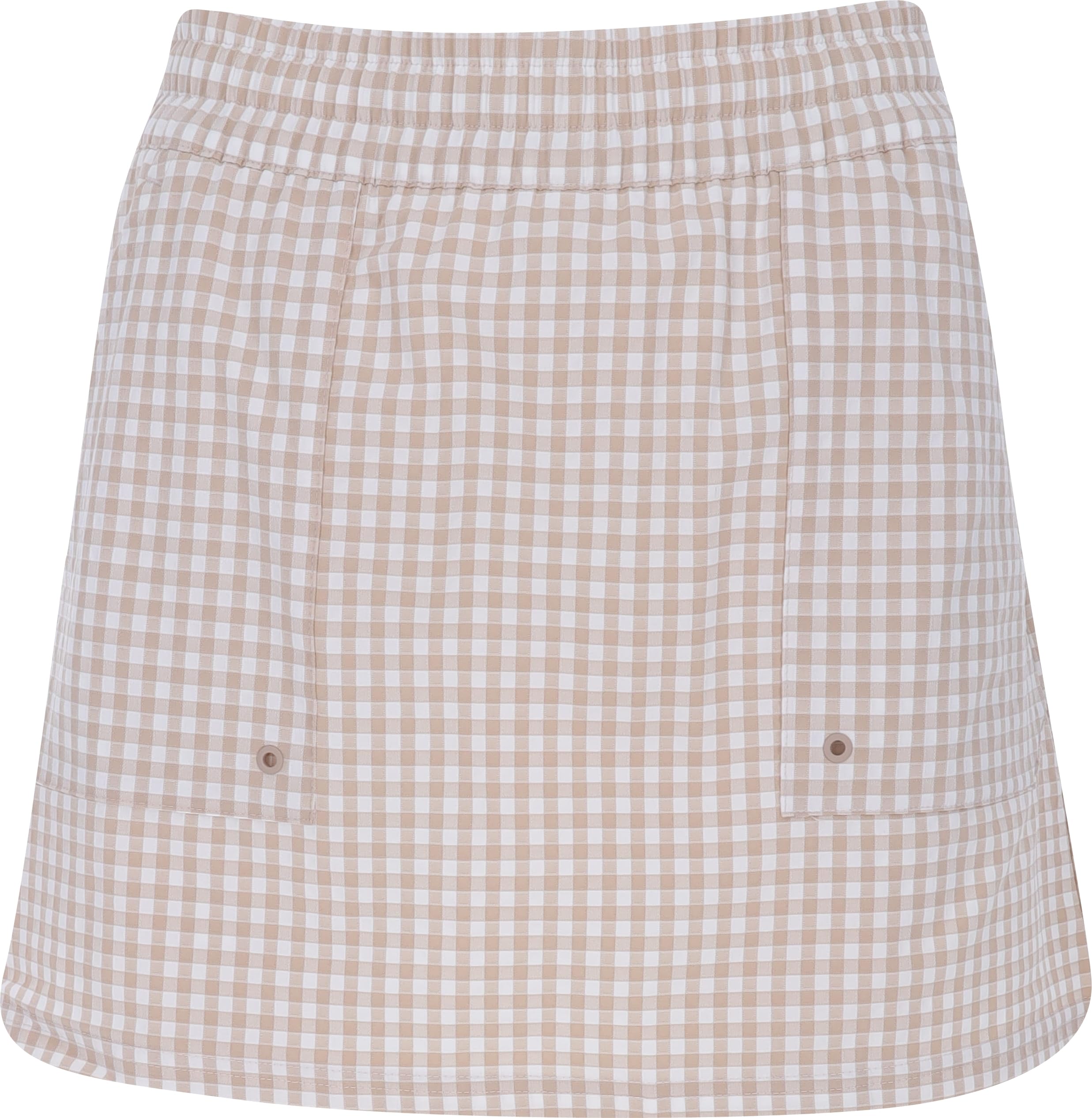 adidas Women's Ultimate365 Gingham Skort, Wonder Taupe, XX-Large