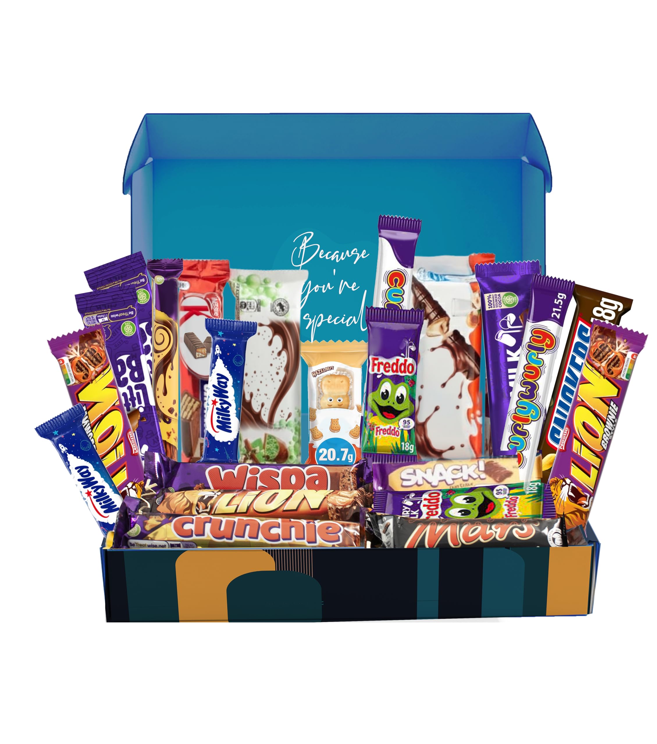 Ultimate Chocolate Delight Gift Box - Gift Hamper for All Occasions - Luxurious Treat for Chocolates Lovers - Premium Chocolate Bars - Birthday Gifts - Thank you Hamper