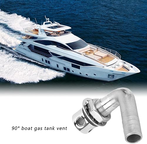 Miniatura 4 de Ventilación del tanque de gasolina para barco, ventilación del tanque de combustible, ventilación duradera del tanque de combustible de 316 y 90° de
