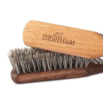 Amazon.com : ZilberHaar Vegan Beard Brush - Stiff Bristles
