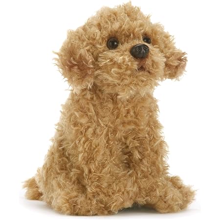 stuffed maltipoo dog