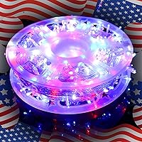 Vista 8 de YAOZHOU Decoraciones de Navidad y San Valentín, luces de cuerda led rosas, 66 pies 200 LED, luces de hadas impermeables IP44