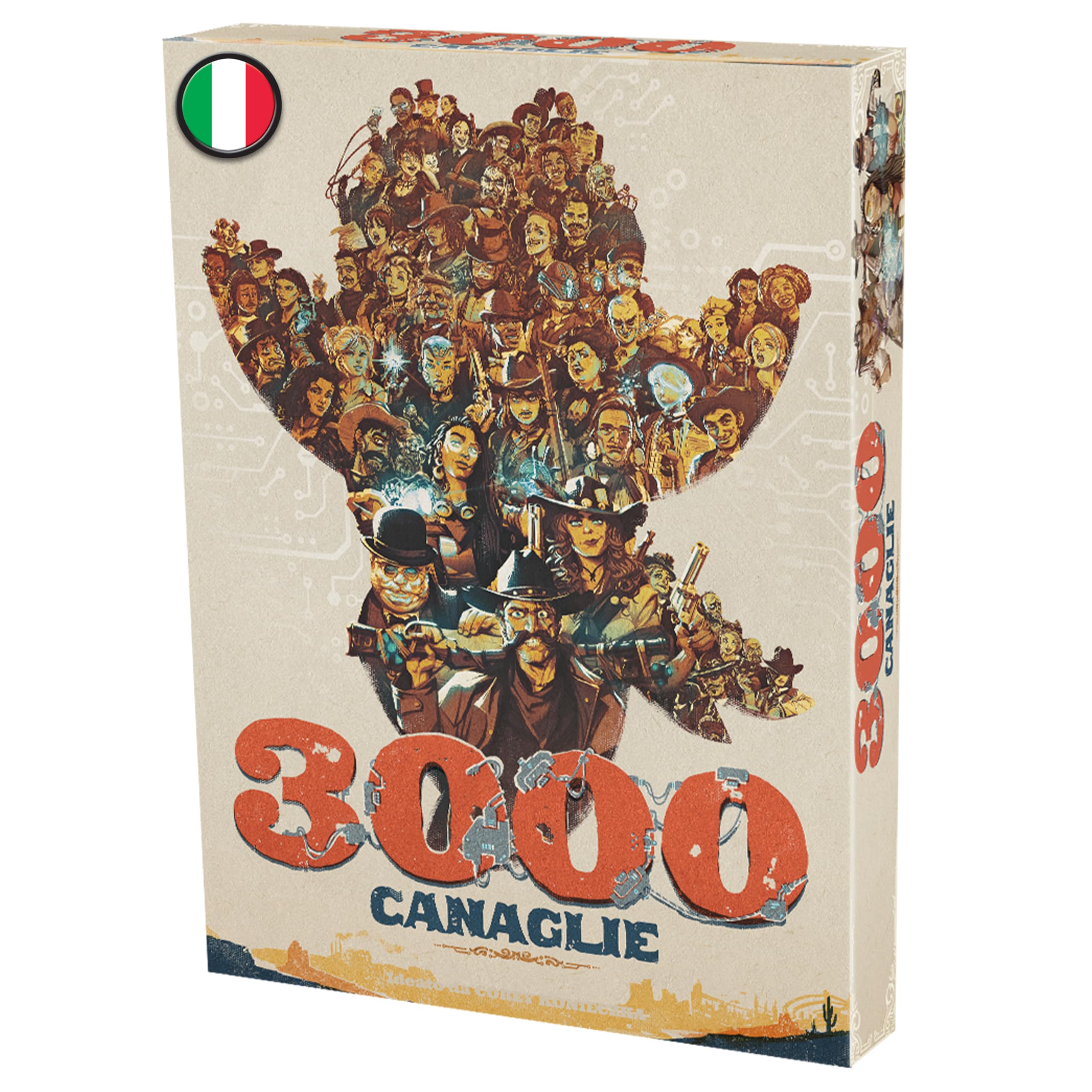 Asmodee - 3000 Canaglie - gra planszowa Strategia i Bluff, dla 2-4 graczy, 12+ lat, wydanie włoskie