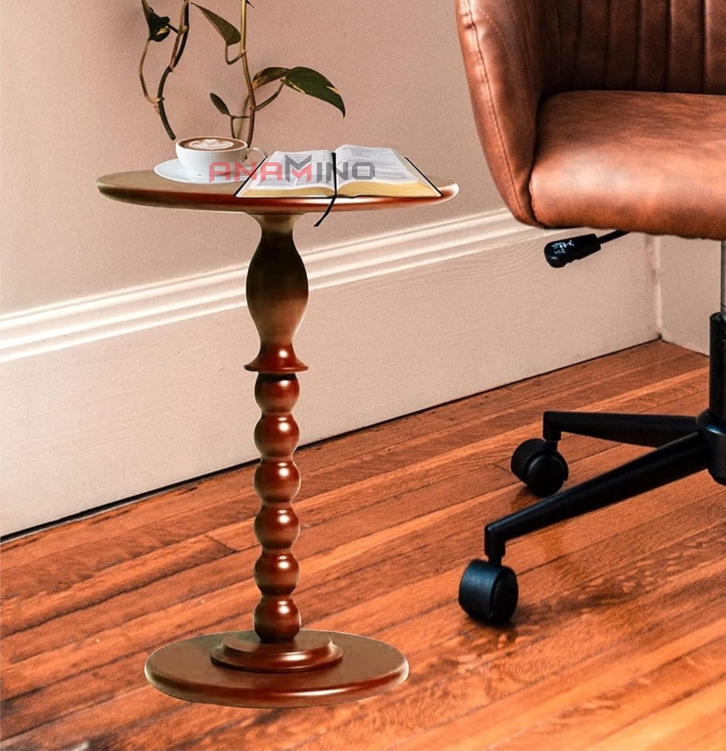 Anamino Shoppee Round Coffee Table Kitchen Dining Table Modern Leisure