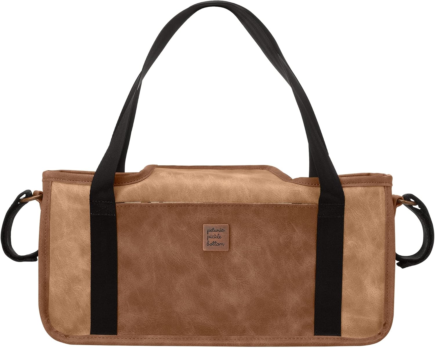 Petunia Pickle Bottom Wander Stroller Caddy, Perfect Baby Caddy for Organization, Multiple Carry Positions, Fits Most Strollers, Brioche