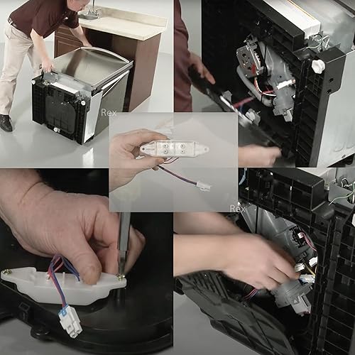 Miniatura 2 de DD94-01062A DD61-00235A para piezas de montaje del sensor de fugas de lavavajillas Samsung, repuesto compatible para piezas de lavavajillas Samsung