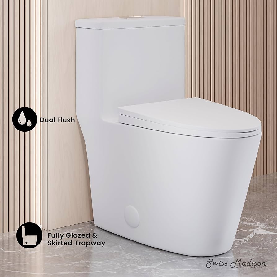 Swiss Madison Dreux One Piece Toilet, Modern Toilets For Bathrooms