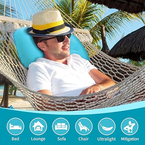 Miniatura 7 de VICKSONGS Inflatable Camping Pillow for Sleeping Ultralight - Camp Pillow, Inflatable Pillow for Camping, Camping Inflatable Pillow, Hiking Pillow,