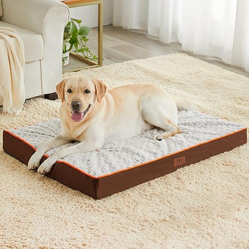 Miniatura 8 de WESTERN HOME WH Cama Grande para Perros Extra Grandes, Grandes, Gigantes, Enormes, Cama Ortopédica para Mascotas, Colchón Impermeable con Funda