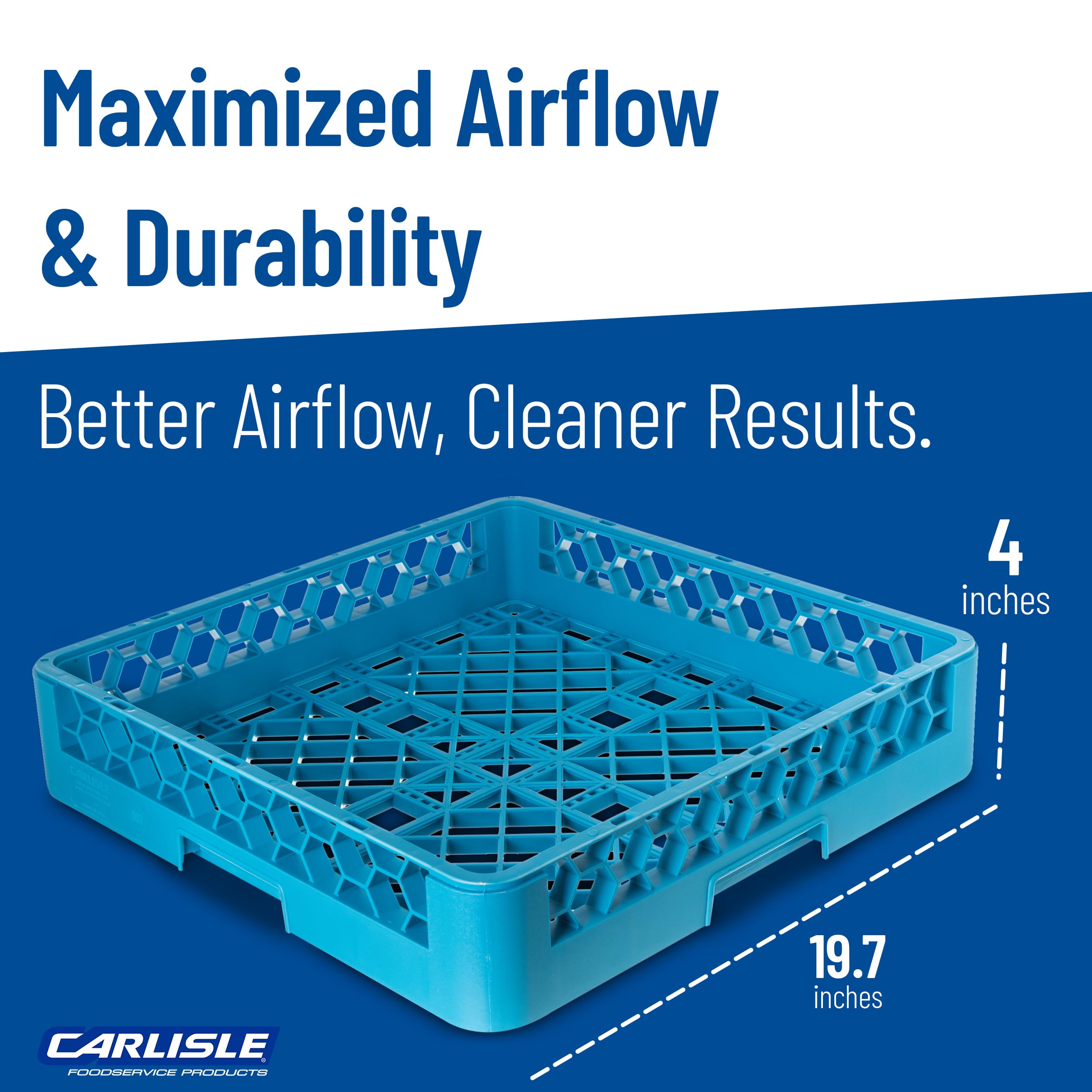 Utopía carb14 Ware lavado/cuenco abierto de Carlisle de, azul (Pack de 6)