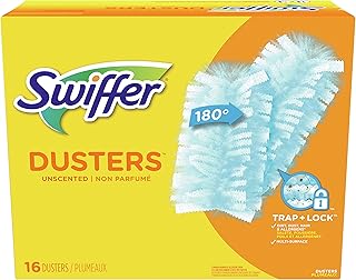 Swiffer 180 Dusters Refills For Multi Surface Cleaning, Disposable, Unscented, 16 Count