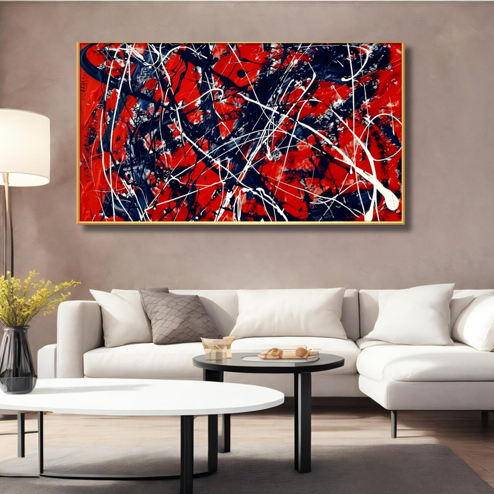 Amazon.com: Jackson Pollock Canvas Wall Art, Jackson Pollock