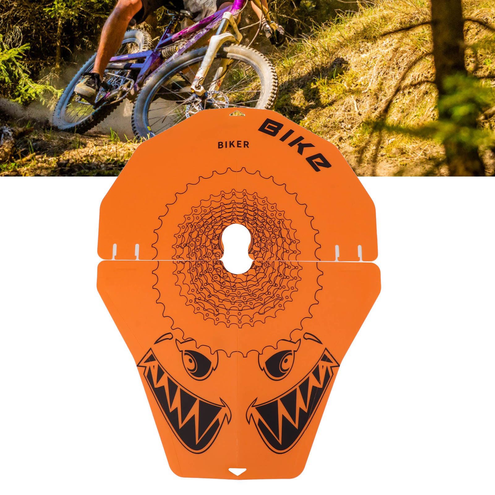 Protector Disco Freno Bicicleta - Cubierta PVC, 38x38 Cm, Evita Salpicaduras Y Protege Cuadro En Limpieza