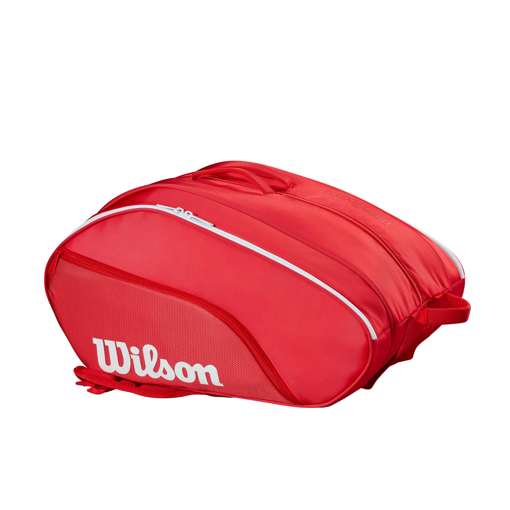 Wilson Tour Red, Sac de Padel, Large Espace, Bouclier Thermoguard pour Protéger les Objets de Valeur, Facile à Transporter avec des Sangles Réglables, Couleur : Rouge
