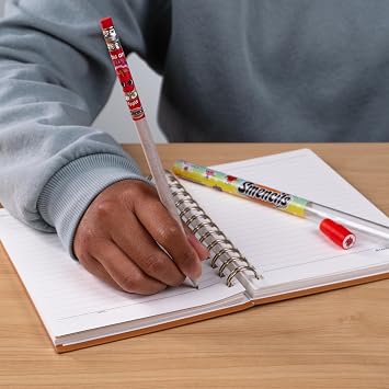 Smencils Sugar Star Scented Pencils HB #2 Graphite Pencils Made from Recycled Newspapers, 4 Pack, Long-Lasting Gourmet Scents, Fun School Supplies & Gifts for Kids, Teachers, Classroom Rewards