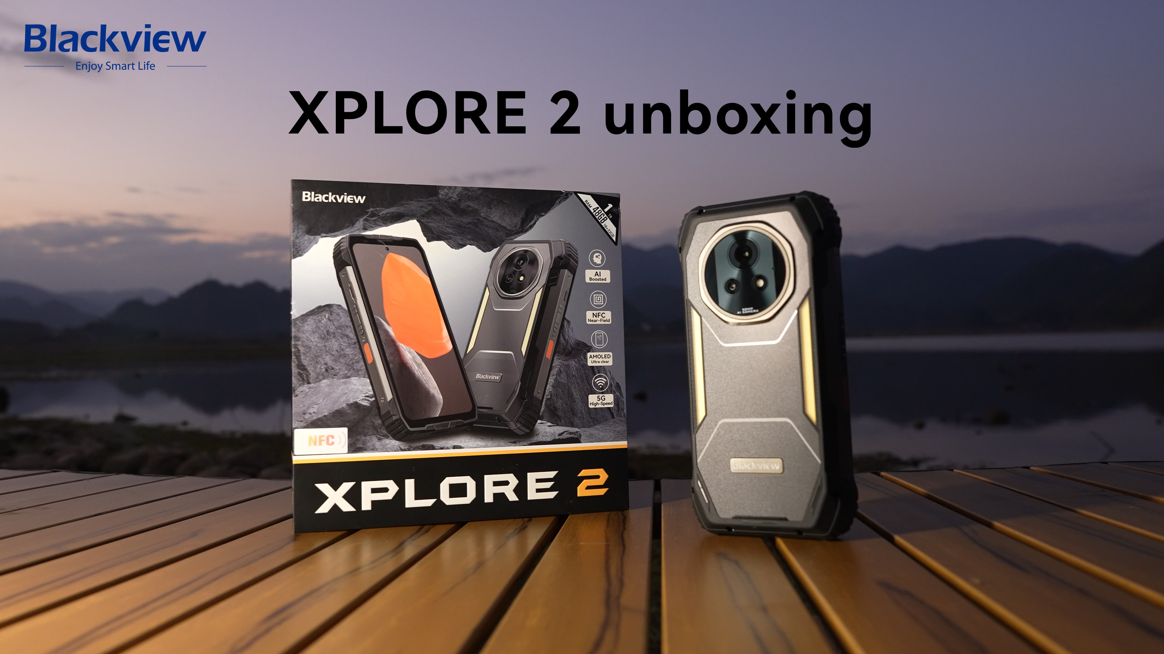Blackview Xplore 2 Projector 5G Rugged Smartphone, 20000mAh 120W