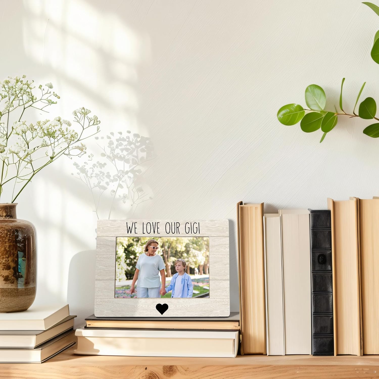 Gigi Grandma Picture Frame, Mother's Day Gifts for Grandma, Grandmother Gifts from Grandkids Photo Frame 4x6, We Love Our Gigi Wooden Photo Picture Frames for Desk Tabletop Decor - Image 5