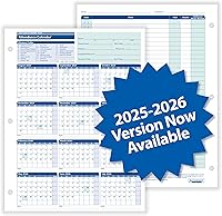Vista 6 de ComplyRight Calendario de asistencia académica 2025-2026, paquete de 50