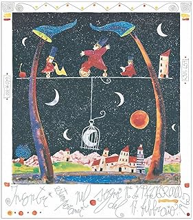 Artopweb Musante-Incontro Notturno Pannello Decorativo, Legno MDF, Multicolore, 6 x 68 cm